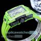 New AAA Replica Hublot Square Bang Unico Quartz Watches Green Carbotech Case (7)_th.jpg